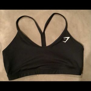Gymshark black sports bra, Size L